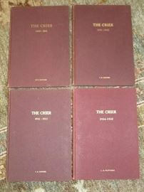 1930-1935 " The Crier" books.  These are books published by the residents of the Country Club District of The Village of Edina from 1930-1940