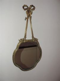 1910-1920 Era CAST BRASS Ribbon Mirror ... FABOO