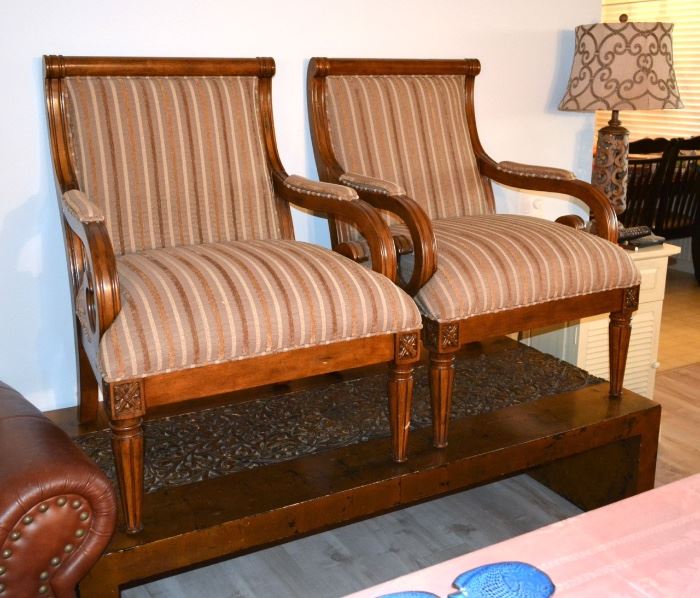 beautiful Classical Style Arm Chairs