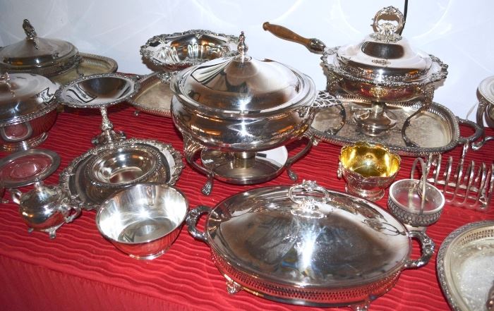 Silver-plate Serving Pieces