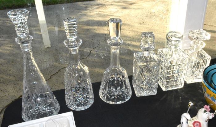 Fine Crystal Decanters