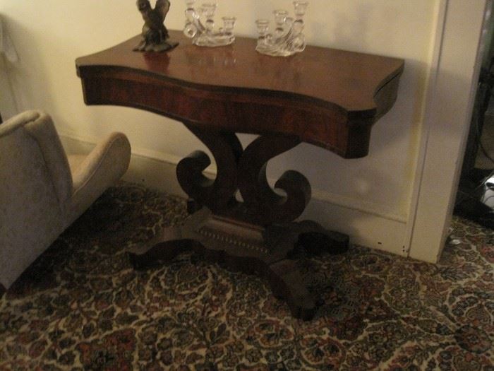 bookends & candleholders & game table