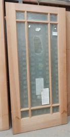Arts & Craft/Prairie Style door with 9 lights