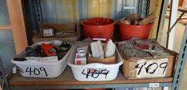 50+ black hinges with 1 case of screws