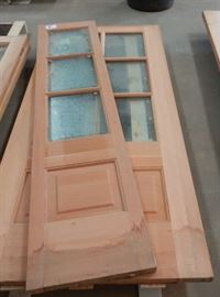 1 door & 1 side light with frosted glass