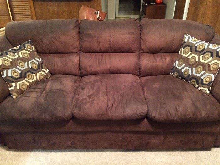 Big ol' comfy sofa.