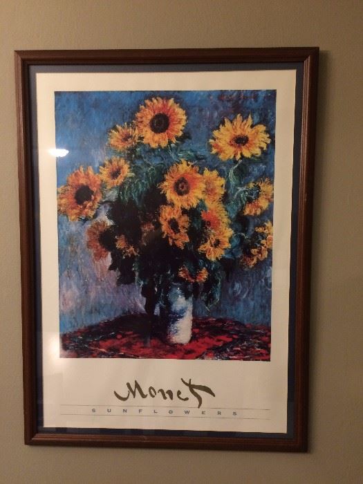 This is just one of a number of prints and reproductions throughout the house.