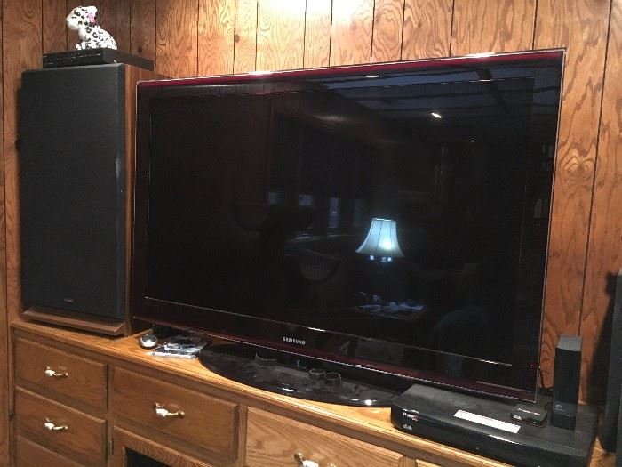 large flatscreen television