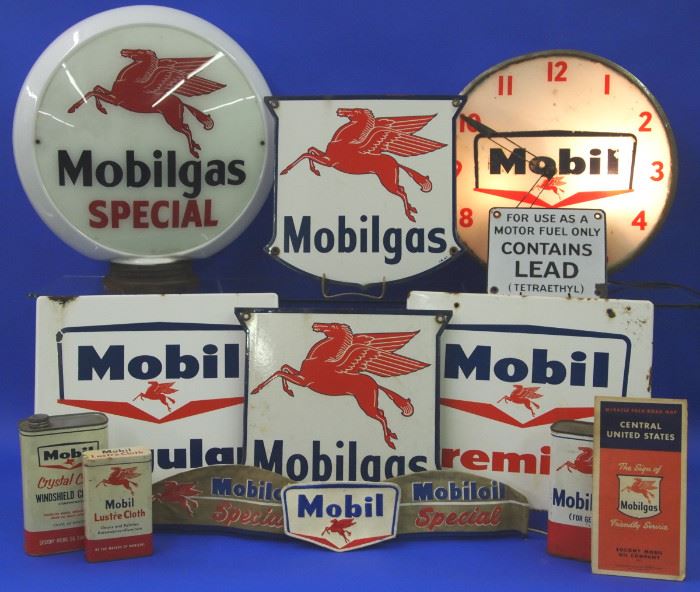 Large Mobil Oil Co. Collection