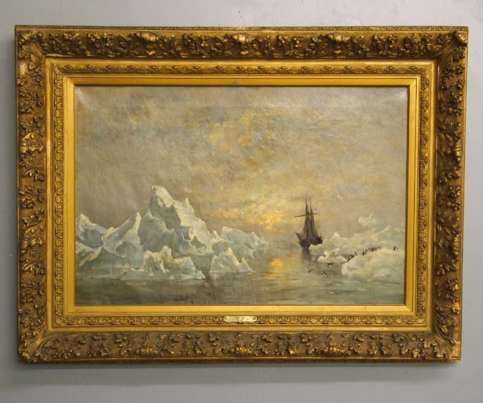 Oil on Canvas, Antarctica