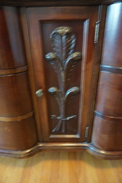 Detail from the dresser-matches the vanity