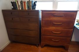 2 nice clean ready to take home dressers-and of course, more books