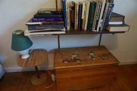 Vintage Toy chest, more books