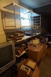 Surprise-more books. Great shelving units