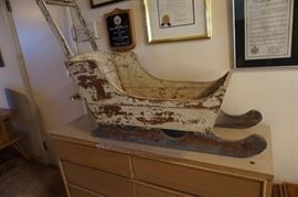 Early Child's Primitive Push sled