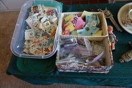 Big lot of great condition stamps, some of the jewelry, 