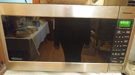 Stainless-steel microwave