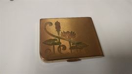 Antique makeup compact