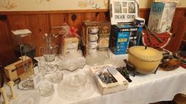 New coffee pot- Campbell's Soup Collection, Oneida,   Antique dishes and more