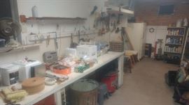 Freezer, tools and more