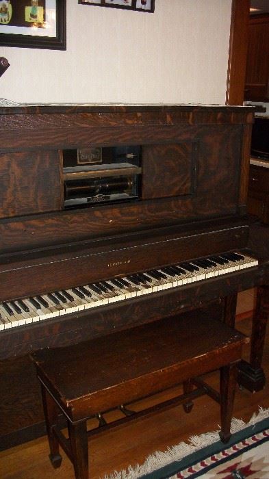 Hobart M Cable player piano