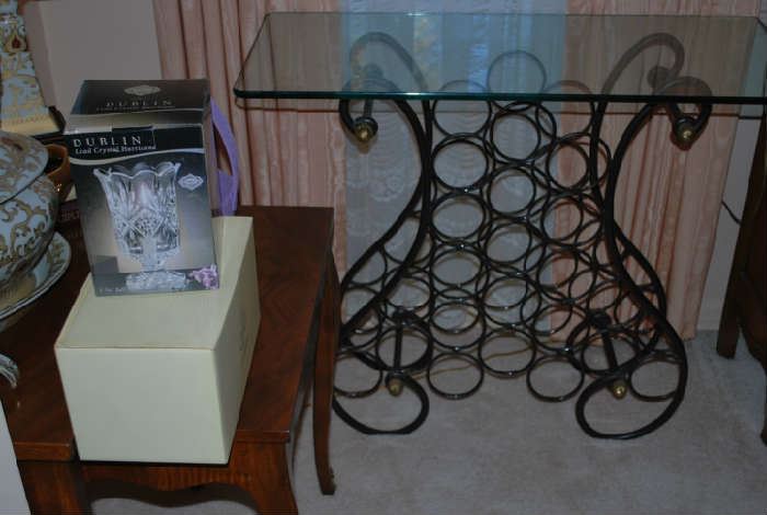 Nice Wine Rack and Nesting Tables