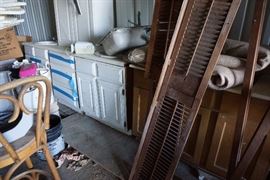 More cabinets and shutters