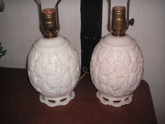 Alacite lamps (Aladdin); working, but need re-wiring