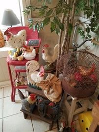 chickens and roosters