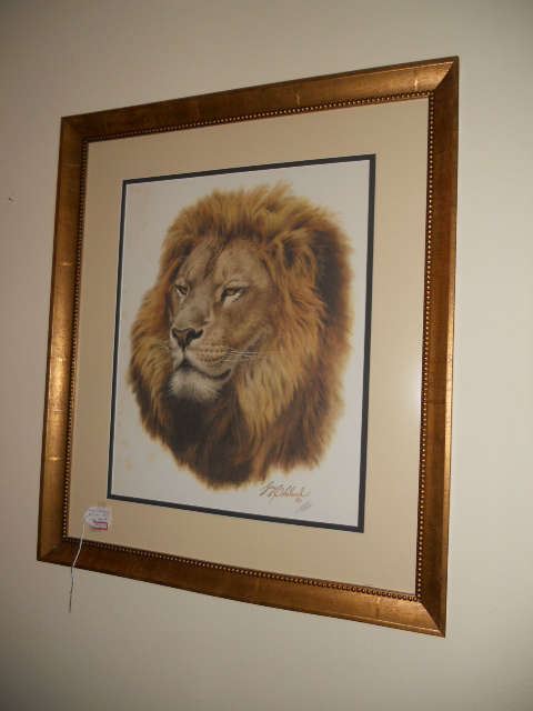 “Lion Head” by Guy Coheleach 