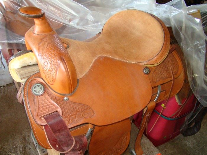 saddle TEX-TAN Brahma Brand