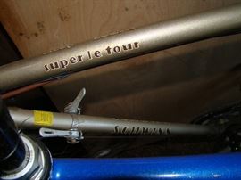 Schwinn Super le tour bike 1970's