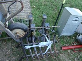 fire grates, jacks, pet feeder