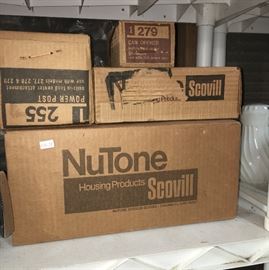Vintage Nutone undercounter mount food processing center.  