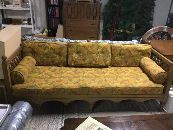 Mid Century Drexel Sofa with Matching side table
