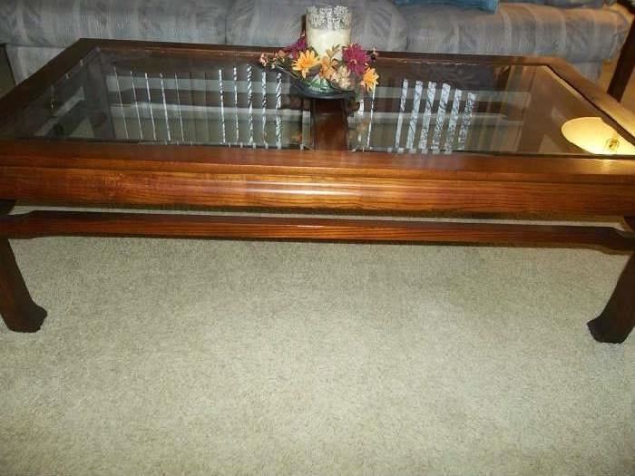 Thomasville Coffee Table with Matching End Table