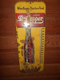 DR PEPPER ADVERTISING THERMOMETER
