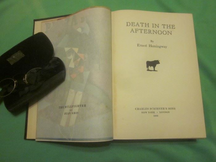 1st Edition Hemingway's Death in the Afternoon  1932