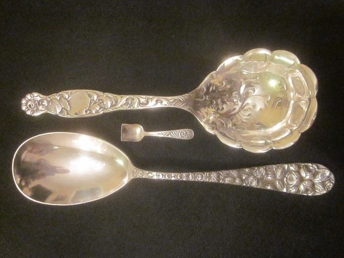 Sterling Salt & Berry Spoons