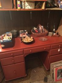 Nice Size Desk with Good Storage.