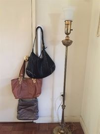 Designer handbags, Brass Lamp
