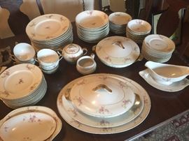 Close up of Czech china