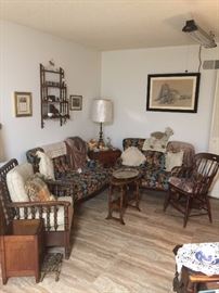 Matching love seats, pictures, lamps, chairs and more!