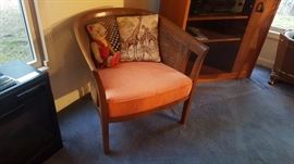 Kipp Stewart woven arm chair