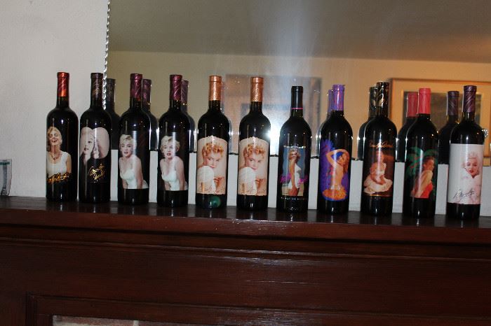 Super Collectible Marilyn Merlot (Monroe) Sealed Bottles. Some are very rare!
