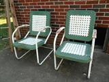 Vintage Metal Lawn Chairs