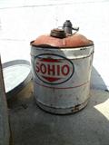 Vintage Sohio Gas Can