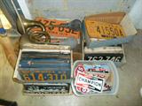 Large Antique & Vintage License Plate Collection