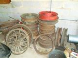 Antique Wood Spoke & Wire Wheels