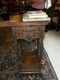 Ornate Antique Carved Victorian Side Table